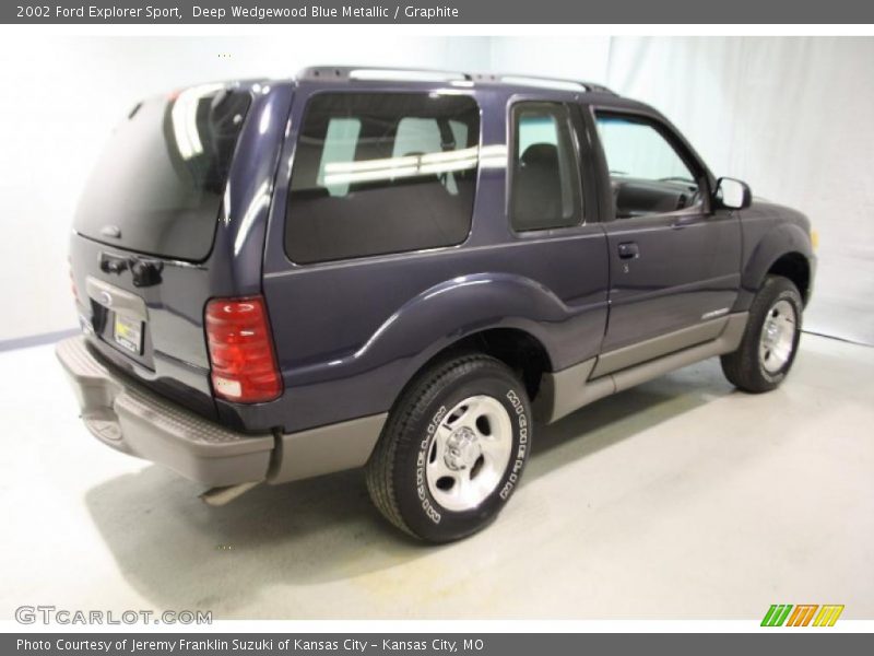 Deep Wedgewood Blue Metallic / Graphite 2002 Ford Explorer Sport