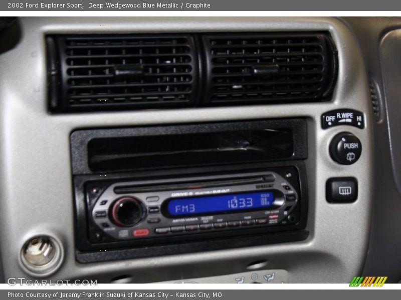 Deep Wedgewood Blue Metallic / Graphite 2002 Ford Explorer Sport