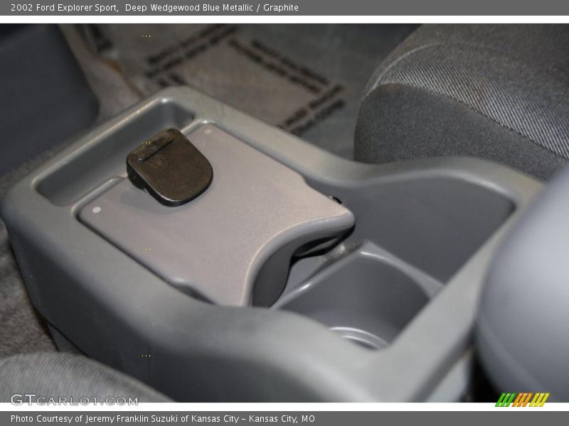 Deep Wedgewood Blue Metallic / Graphite 2002 Ford Explorer Sport