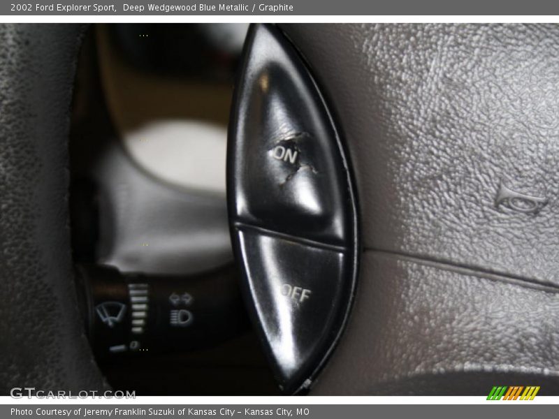 Deep Wedgewood Blue Metallic / Graphite 2002 Ford Explorer Sport