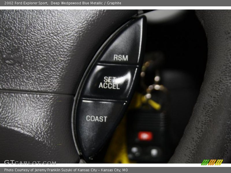 Deep Wedgewood Blue Metallic / Graphite 2002 Ford Explorer Sport