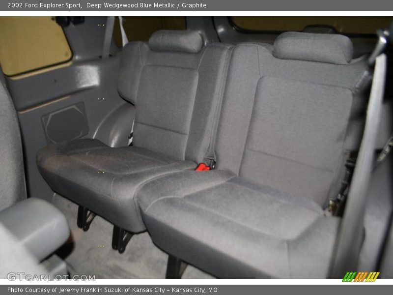 Deep Wedgewood Blue Metallic / Graphite 2002 Ford Explorer Sport
