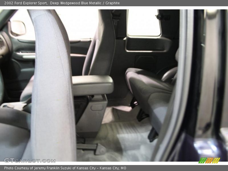 Deep Wedgewood Blue Metallic / Graphite 2002 Ford Explorer Sport