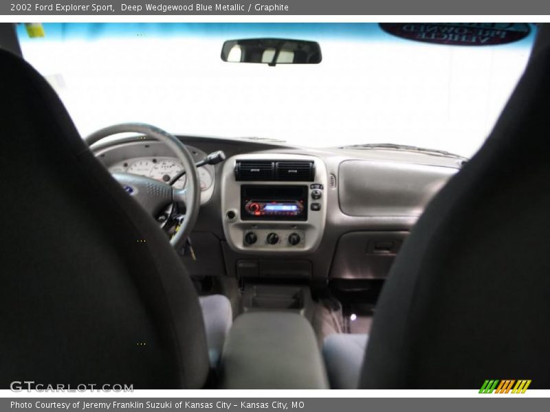 Deep Wedgewood Blue Metallic / Graphite 2002 Ford Explorer Sport
