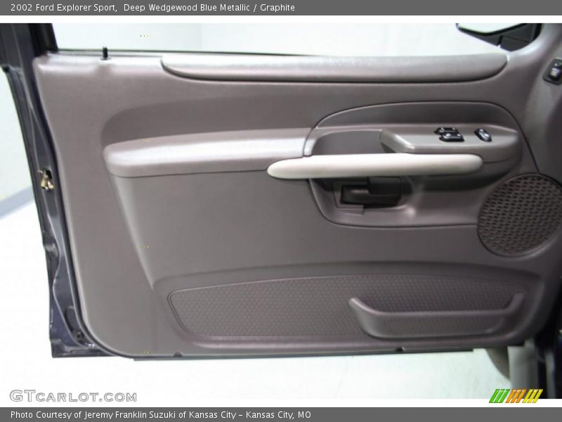 Deep Wedgewood Blue Metallic / Graphite 2002 Ford Explorer Sport