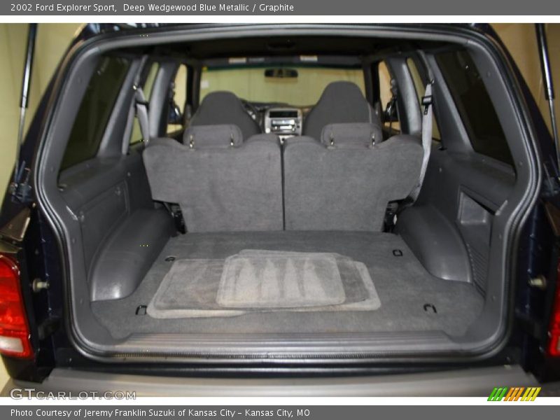 Deep Wedgewood Blue Metallic / Graphite 2002 Ford Explorer Sport