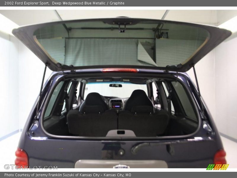 Deep Wedgewood Blue Metallic / Graphite 2002 Ford Explorer Sport