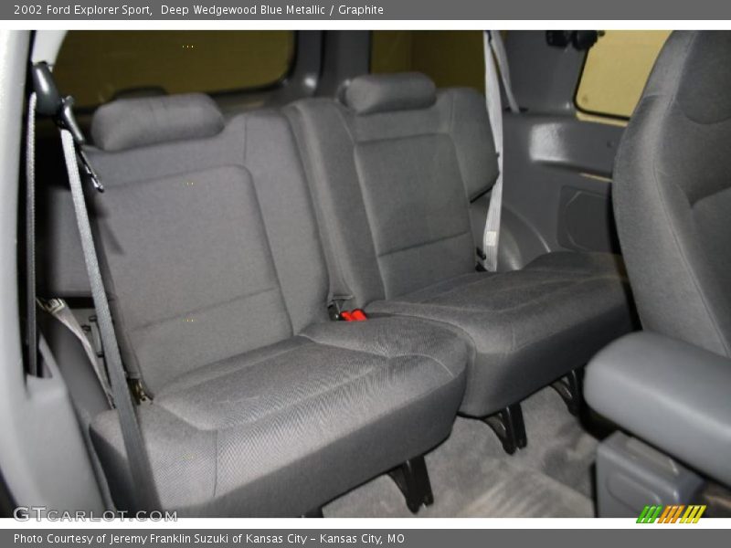 Deep Wedgewood Blue Metallic / Graphite 2002 Ford Explorer Sport