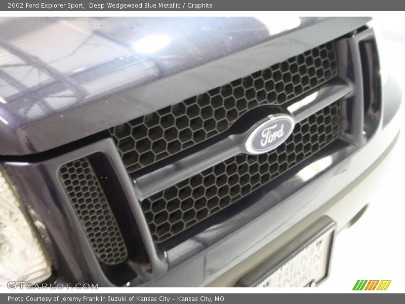 Deep Wedgewood Blue Metallic / Graphite 2002 Ford Explorer Sport