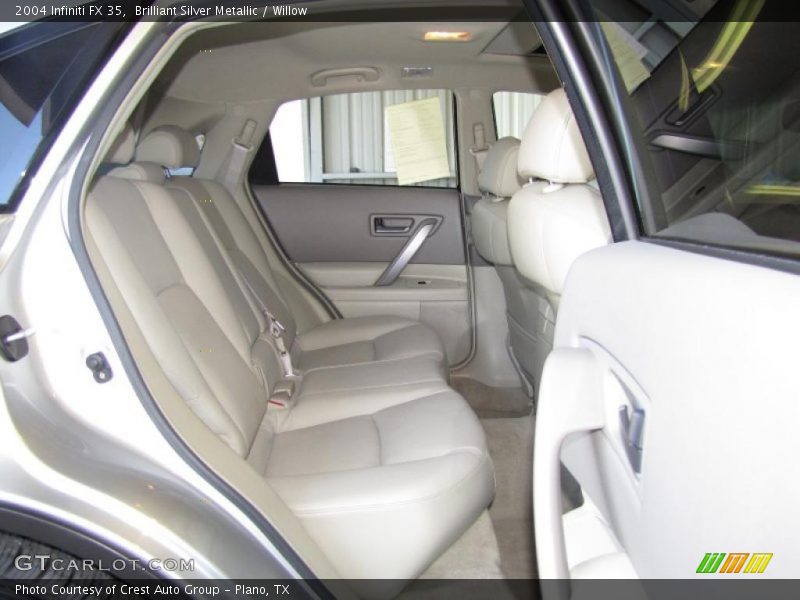 Brilliant Silver Metallic / Willow 2004 Infiniti FX 35