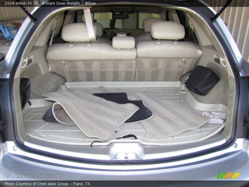 Brilliant Silver Metallic / Willow 2004 Infiniti FX 35