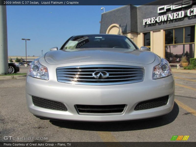 Liquid Platinum / Graphite 2009 Infiniti G 37 Sedan