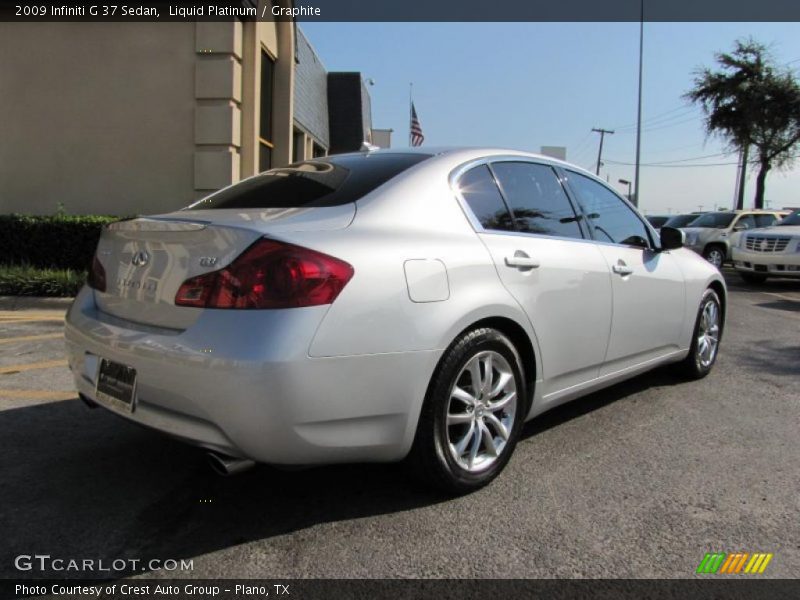 Liquid Platinum / Graphite 2009 Infiniti G 37 Sedan