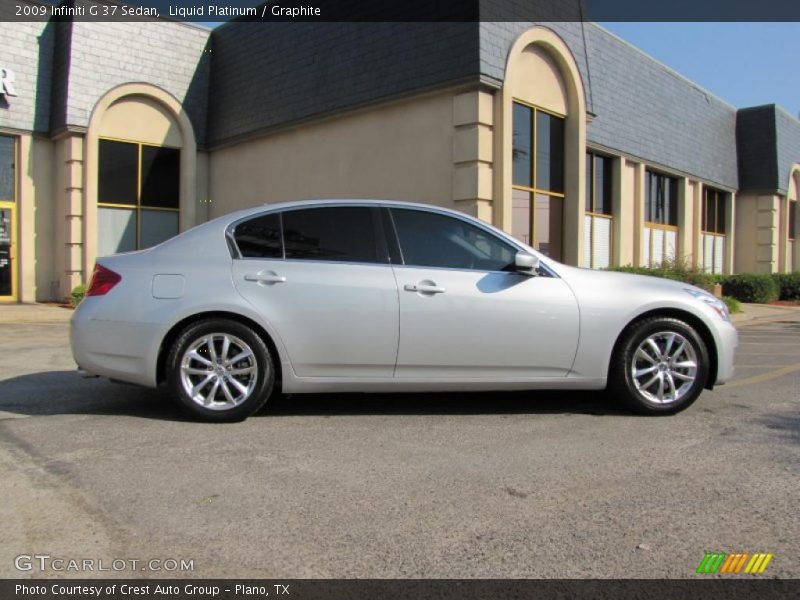 Liquid Platinum / Graphite 2009 Infiniti G 37 Sedan