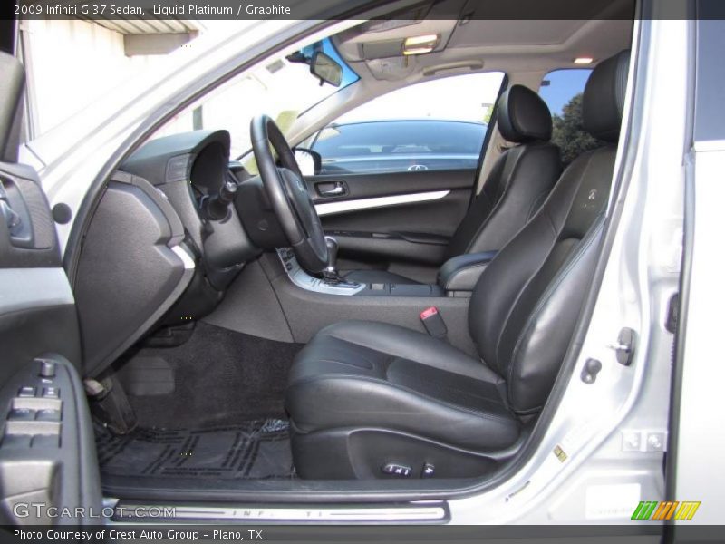 Liquid Platinum / Graphite 2009 Infiniti G 37 Sedan