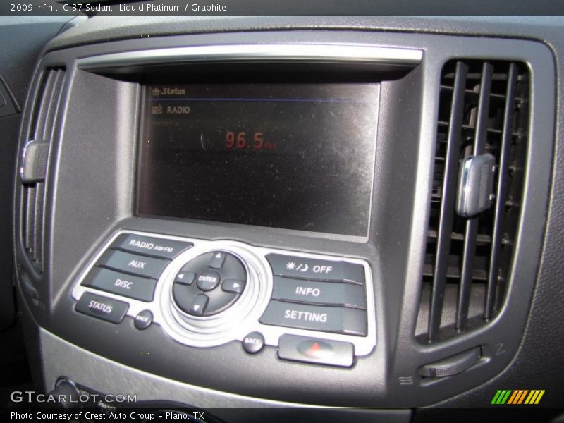 Liquid Platinum / Graphite 2009 Infiniti G 37 Sedan