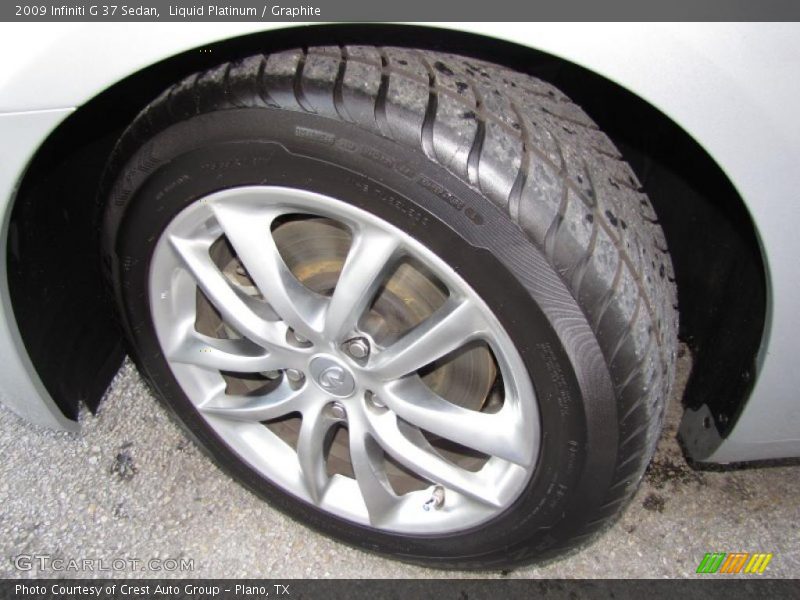 Liquid Platinum / Graphite 2009 Infiniti G 37 Sedan