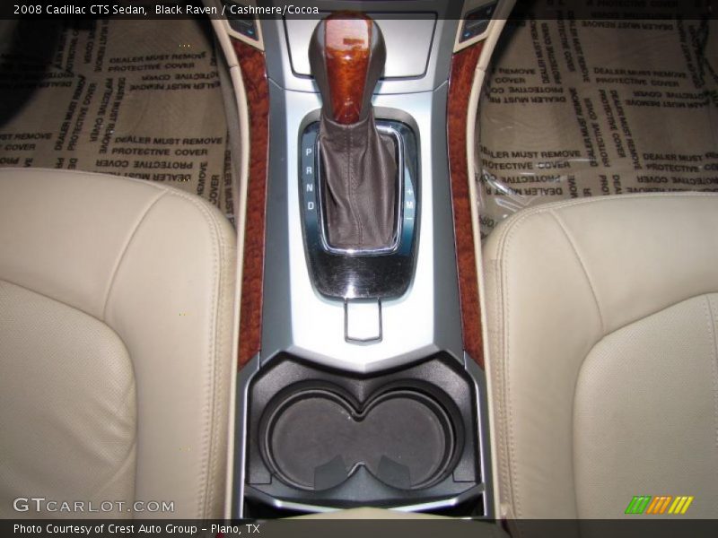 Black Raven / Cashmere/Cocoa 2008 Cadillac CTS Sedan