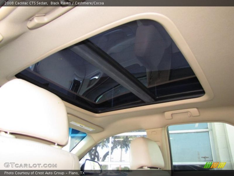 Black Raven / Cashmere/Cocoa 2008 Cadillac CTS Sedan