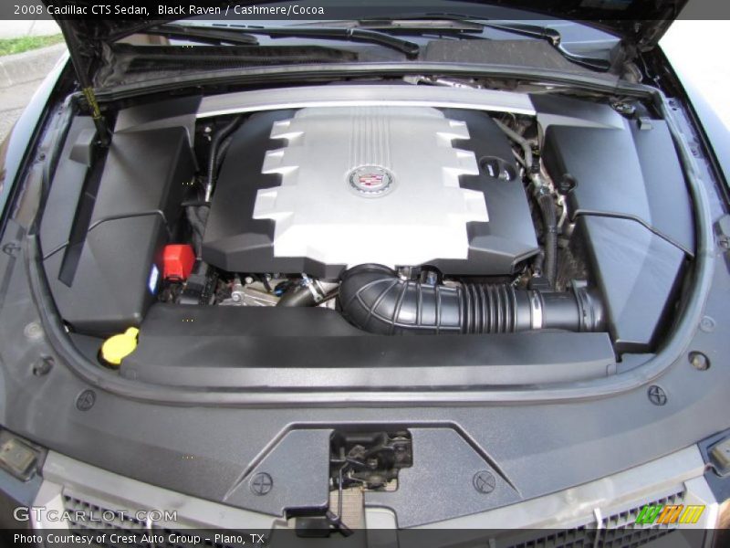 Black Raven / Cashmere/Cocoa 2008 Cadillac CTS Sedan