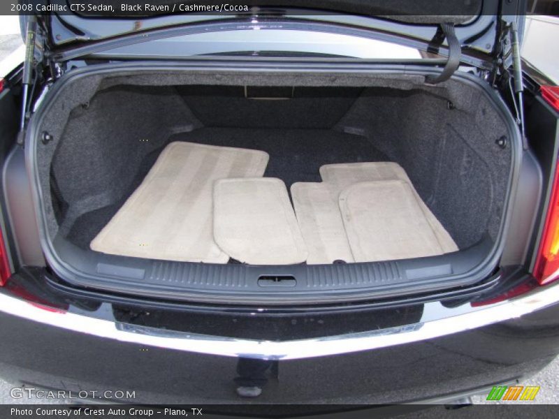 Black Raven / Cashmere/Cocoa 2008 Cadillac CTS Sedan
