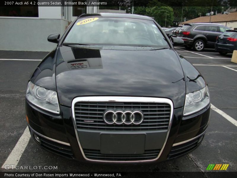 Brilliant Black / Amaretto 2007 Audi A6 4.2 quattro Sedan