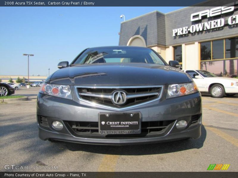 Carbon Gray Pearl / Ebony 2008 Acura TSX Sedan