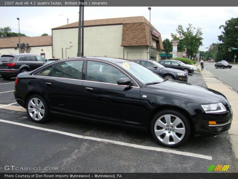 Brilliant Black / Amaretto 2007 Audi A6 4.2 quattro Sedan