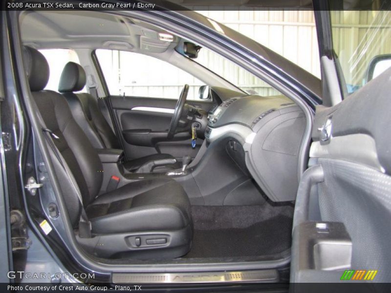 Carbon Gray Pearl / Ebony 2008 Acura TSX Sedan