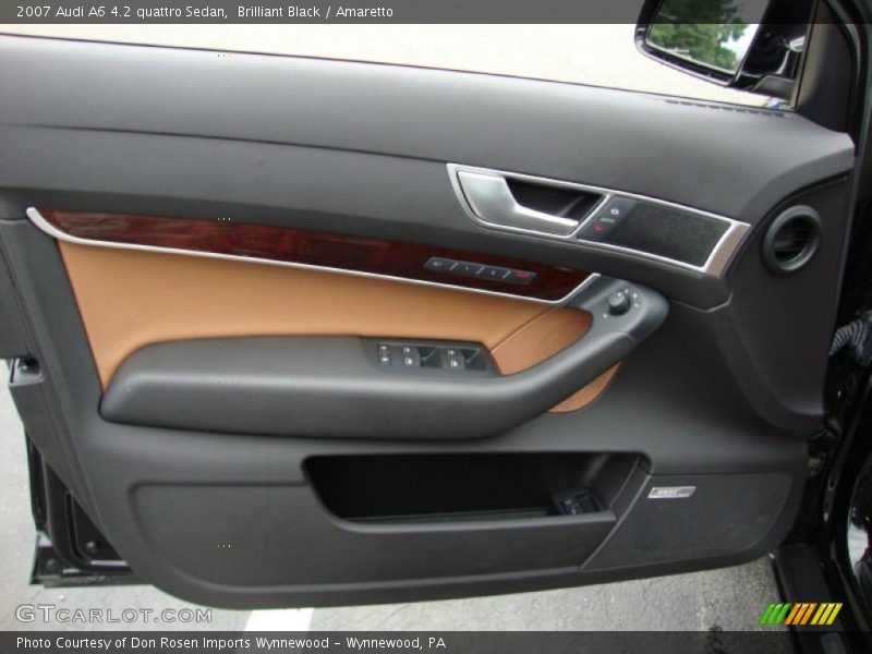 Brilliant Black / Amaretto 2007 Audi A6 4.2 quattro Sedan