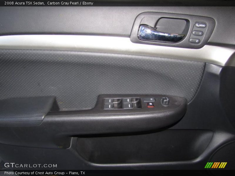 Carbon Gray Pearl / Ebony 2008 Acura TSX Sedan