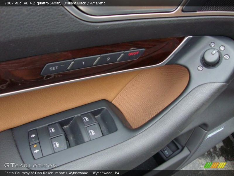 Brilliant Black / Amaretto 2007 Audi A6 4.2 quattro Sedan