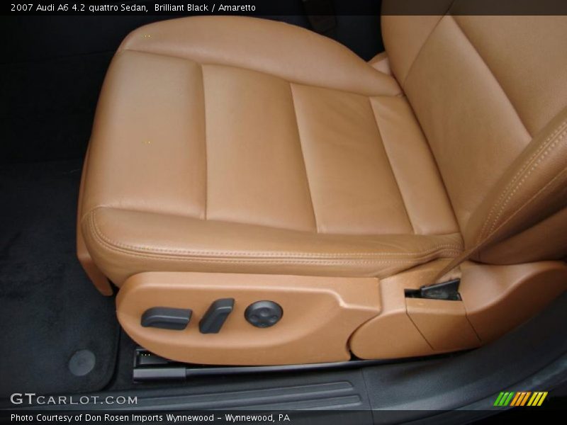 Brilliant Black / Amaretto 2007 Audi A6 4.2 quattro Sedan