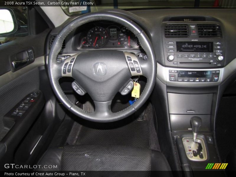 Carbon Gray Pearl / Ebony 2008 Acura TSX Sedan