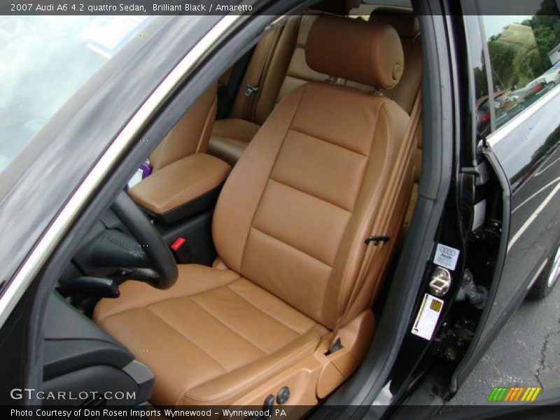 Brilliant Black / Amaretto 2007 Audi A6 4.2 quattro Sedan