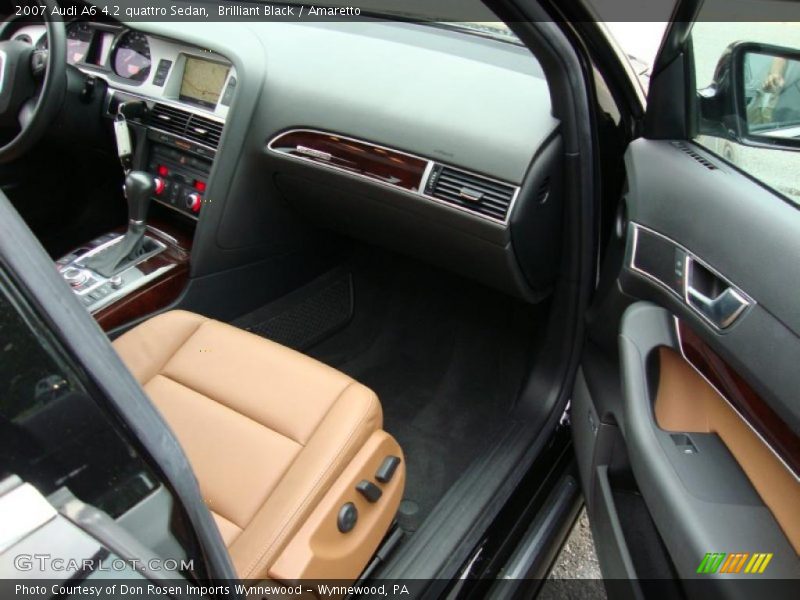 Brilliant Black / Amaretto 2007 Audi A6 4.2 quattro Sedan