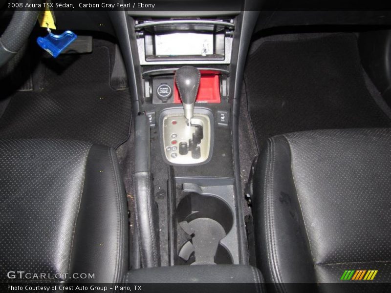 Carbon Gray Pearl / Ebony 2008 Acura TSX Sedan