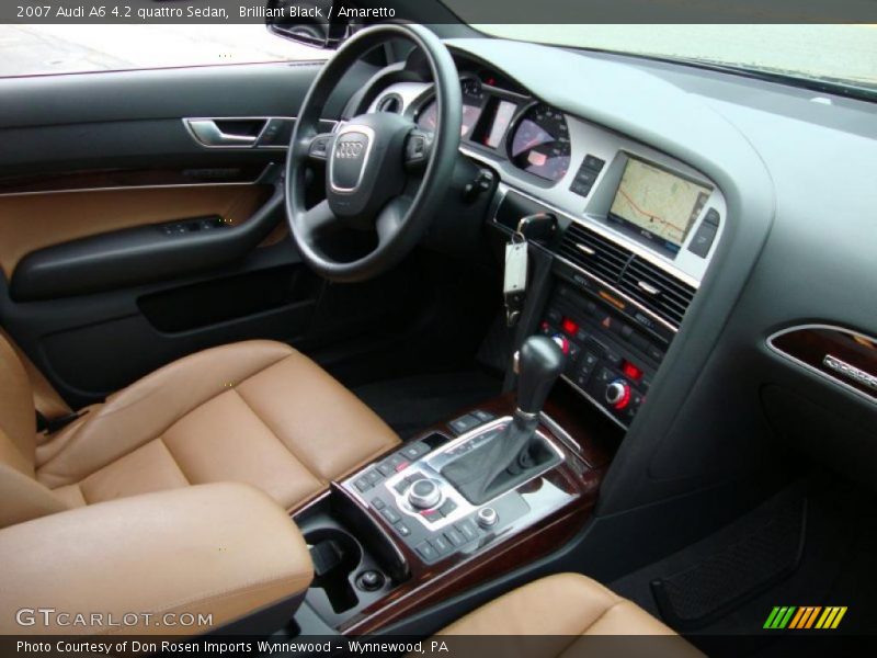 Brilliant Black / Amaretto 2007 Audi A6 4.2 quattro Sedan