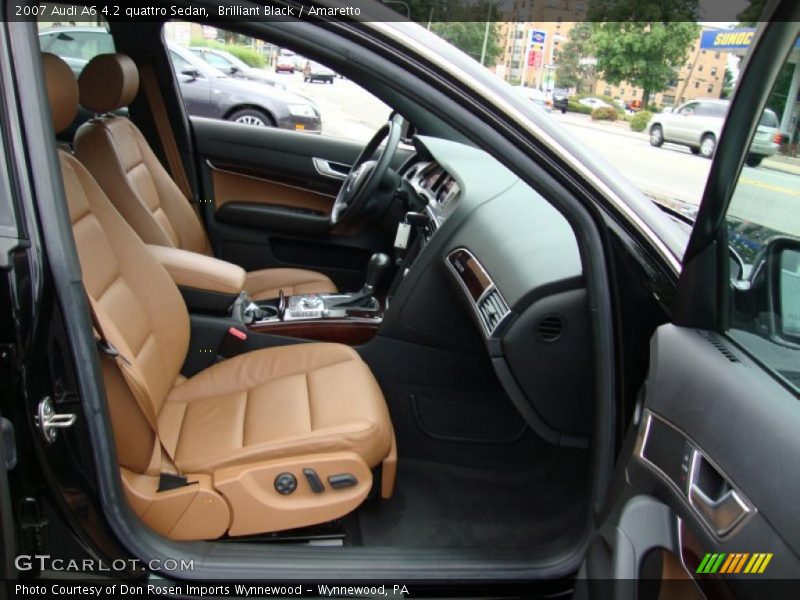 Brilliant Black / Amaretto 2007 Audi A6 4.2 quattro Sedan