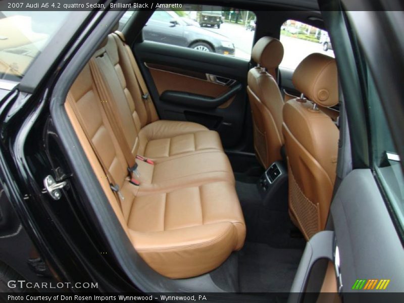 Brilliant Black / Amaretto 2007 Audi A6 4.2 quattro Sedan