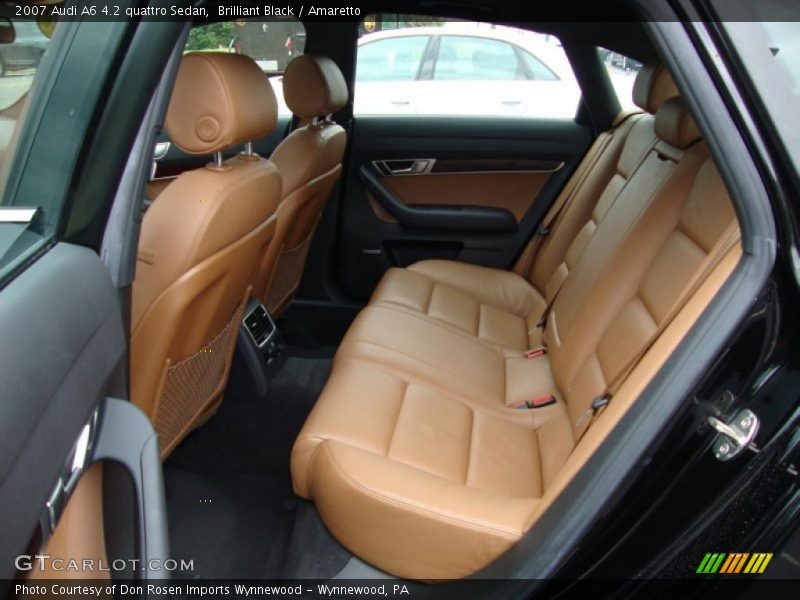 Brilliant Black / Amaretto 2007 Audi A6 4.2 quattro Sedan