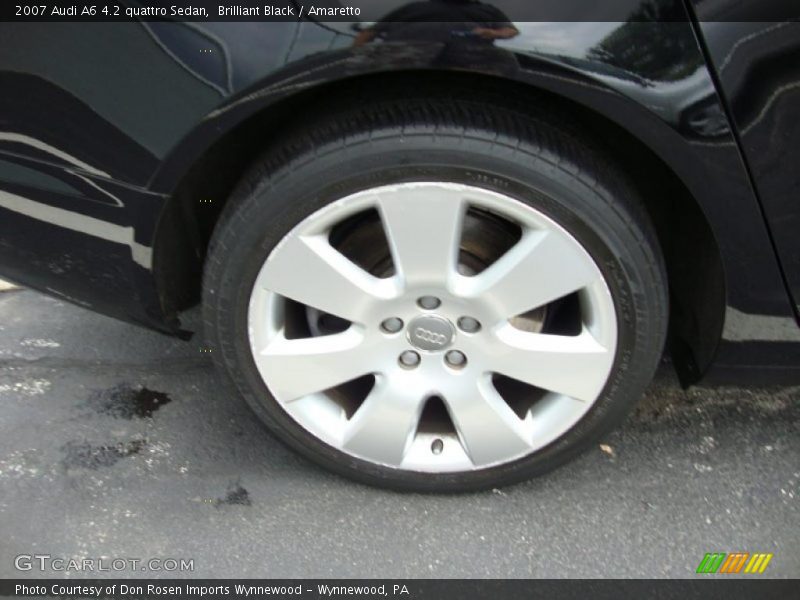 Brilliant Black / Amaretto 2007 Audi A6 4.2 quattro Sedan