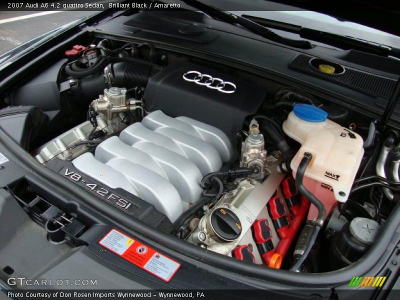Brilliant Black / Amaretto 2007 Audi A6 4.2 quattro Sedan