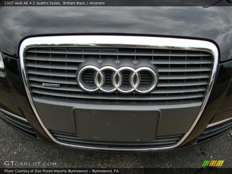 Brilliant Black / Amaretto 2007 Audi A6 4.2 quattro Sedan