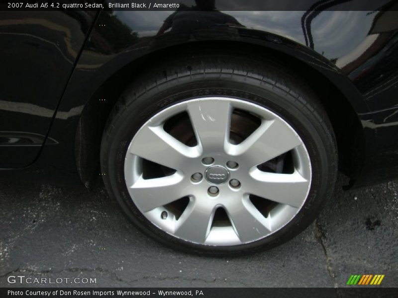 Brilliant Black / Amaretto 2007 Audi A6 4.2 quattro Sedan