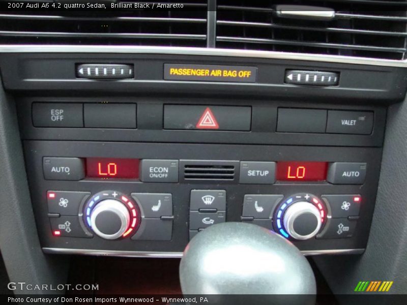 Brilliant Black / Amaretto 2007 Audi A6 4.2 quattro Sedan