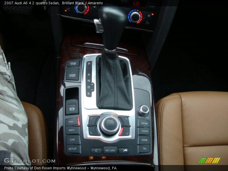 Brilliant Black / Amaretto 2007 Audi A6 4.2 quattro Sedan