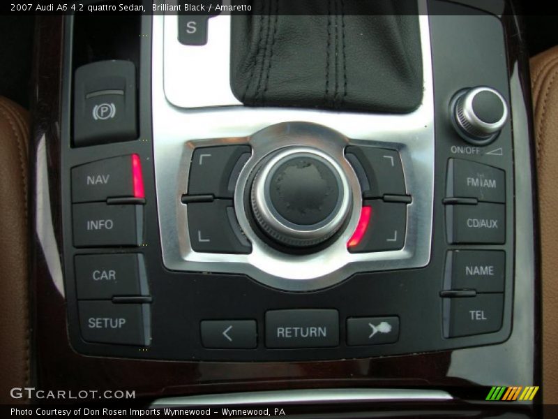 Brilliant Black / Amaretto 2007 Audi A6 4.2 quattro Sedan