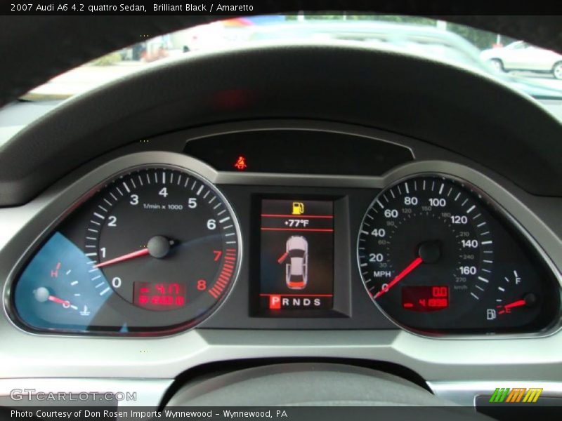 Brilliant Black / Amaretto 2007 Audi A6 4.2 quattro Sedan