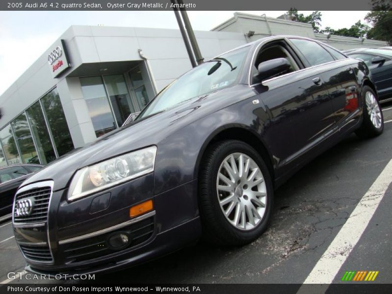 Oyster Gray Metallic / Amaretto 2005 Audi A6 4.2 quattro Sedan